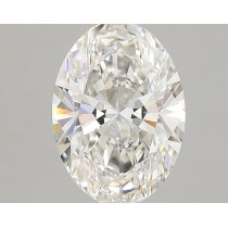 Lab Created 2.22 Carat G-VS1 Oval Diamond