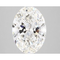 Lab Created 3.36 Carat G-VS2 Oval Diamond