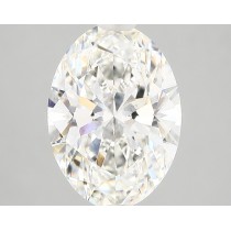Lab Created 2.90 Carat G-VS2 Oval Diamond