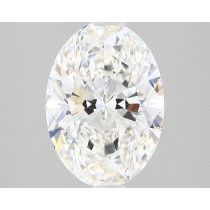Lab Created 2.63 Carat G-SI1 Oval Diamond Lab Created 2.63 Carat G-SI1 Oval Diamond