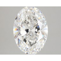 Lab Created 3.34 Carat F-SI1 Oval Diamond Lab Created 3.34 Carat F-SI1 Oval Diamond