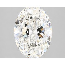 Lab Created 2.40 Carat G-VS1 Oval Diamond