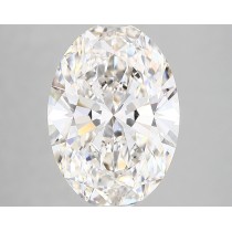 Lab Created 4.02 Carat G-VS1 Oval Diamond