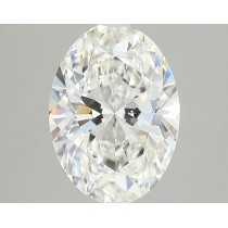 Lab Created 2.61 Carat H-VS1 Oval Diamond