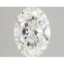 Lab Created 2.36 Carat H-VVS2 Oval Diamond