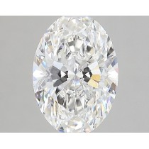 Lab Created 1.67 Carat F-SI1 Oval Diamond