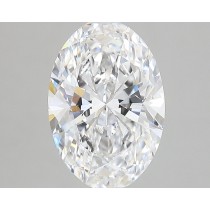 Lab Created 2.21 Carat E-SI1 Oval Diamond