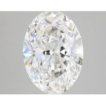 Lab Created 3.64 Carat G-VS1 Oval Diamond