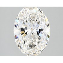 Lab Created 2.08 Carat G-VS2 Oval Diamond
