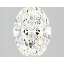 Lab Created 2.25 Carat G-VVS2 Oval Diamond