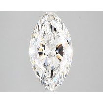 Lab Created 2.33 Carat G-VVS2 Marquise Cut Diamond
