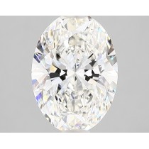 Lab Created 2.08 Carat G-VVS2 Oval Diamond