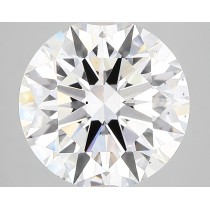 Lab Created 4.21 Carat F-VS2 Round Diamond