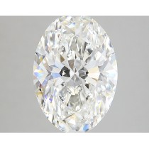 Lab Created 4.18 Carat H-VS1 Oval Diamond Lab Created 4.18 Carat H-VS1 Oval Diamond