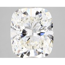 Lab Created 3.37 Carat H-VS2 Cushion Cut Diamond Lab Created 3.37 Carat H-VS2 Cushion Cut Diamond