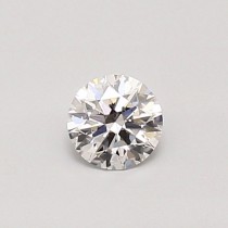 Lab Created 0.34 Carat E-VS1 Round Diamond