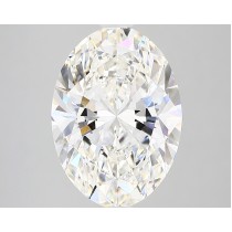 Lab Created 3.92 Carat G-VS1 Oval Diamond