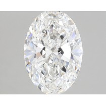 Lab Created 2.16 Carat F-VS1 Oval Diamond