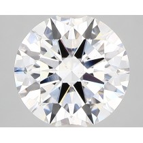 Lab Created 3.27 Carat F-VS2 Round Diamond