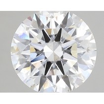 Lab Created 2.71 Carat F-SI1 Round Diamond