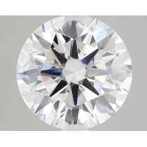 Lab Created 3.30 Carat G-VVS2 Round Diamond