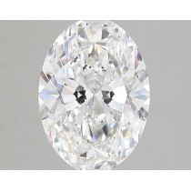 Lab Created 2.20 Carat F-VS1 Oval Diamond