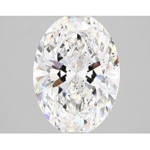 Lab Created 2.38 Carat F-SI1 Oval Diamond