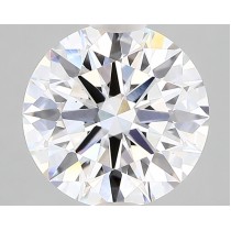 Lab Created 2.57 Carat F-VS1 Round Diamond