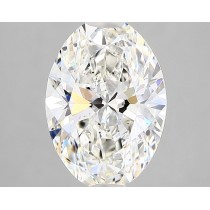 Lab Created 2.28 Carat G-SI1 Oval Diamond
