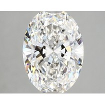 Lab Created 2.28 Carat G-VS2 Oval Diamond