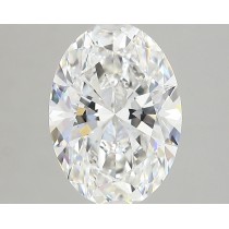 Lab Created 2.66 Carat F-VS1 Oval Diamond Lab Created 2.66 Carat F-VS1 Oval Diamond