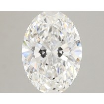 Lab Created 2.58 Carat F-SI1 Oval Diamond