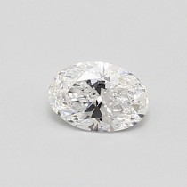 Lab Created 0.38 Carat D-VVS1 Oval Diamond