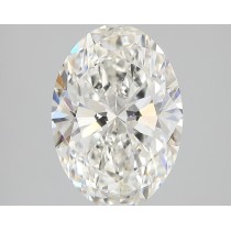 Lab Created 4.52 Carat H-VS1 Oval Diamond Lab Created 4.52 Carat H-VS1 Oval Diamond