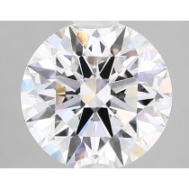 Lab Created 2.70 Carat F-VS1 Round Diamond
