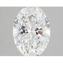 Lab Created 2.41 Carat F-VS1 Oval Diamond