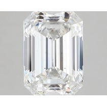 Lab Created 3.66 Carat G-SI1 Emerald Cut Diamond Lab Created 3.66 Carat G-SI1 Emerald Cut Diamond