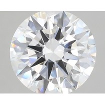Lab Created 2.68 Carat G-VVS2 Round Diamond