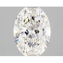 Lab Created 2.04 Carat G-VS1 Oval Diamond