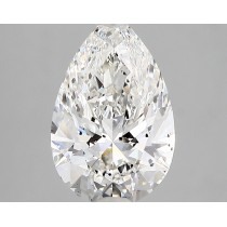 Lab Created 2.01 Carat G-SI2 Pear Shaped Diamond