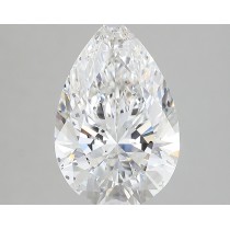 Lab Created 3.13 Carat G-SI1 Pear Shaped Diamond Lab Created 3.13 Carat G-SI1 Pear Shaped Diamond