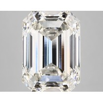 Lab Created 5.10 Carat H-VS1 Emerald Cut Diamond