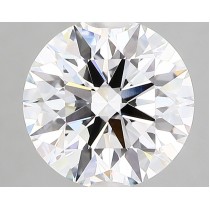 Lab Created 2.58 Carat H-VVS2 Round Diamond