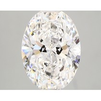 Lab Created 2.19 Carat G-VS1 Oval Diamond