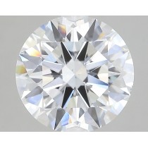 Lab Created 3.25 Carat E-SI1 Round Diamond