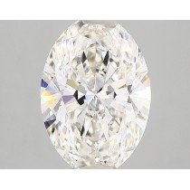 Lab Created 2.21 Carat G-VS1 Oval Diamond