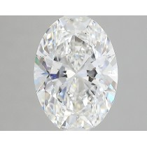 Lab Created 2.29 Carat G-VS2 Oval Diamond