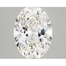 Lab Created 2.61 Carat G-VS2 Oval Diamond