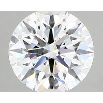 Lab Created 2.42 Carat F-VS1 Round Diamond Lab Created 2.42 Carat F-VS1 Round Diamond