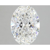 Lab Created 2.70 Carat G-VS1 Oval Diamond Lab Created 2.70 Carat G-VS1 Oval Diamond